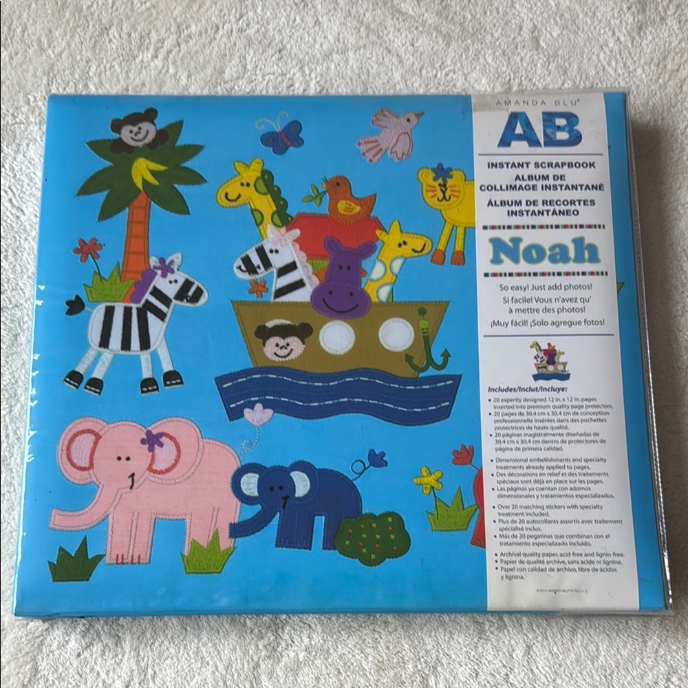 Amanda Blu Instant Scrapbook Album-Noah